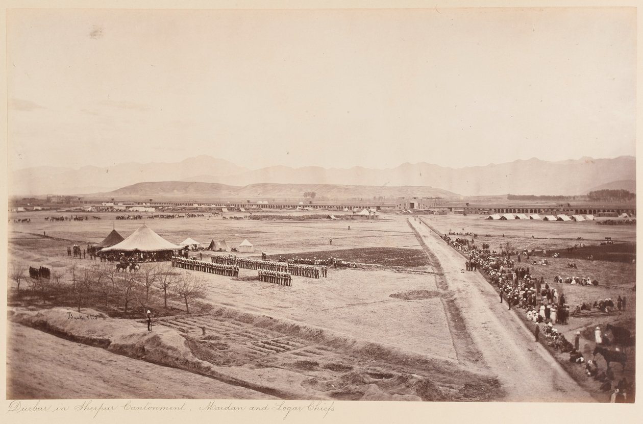 Durbar Majdan i Logger Chiefs autorstwa John Burke
