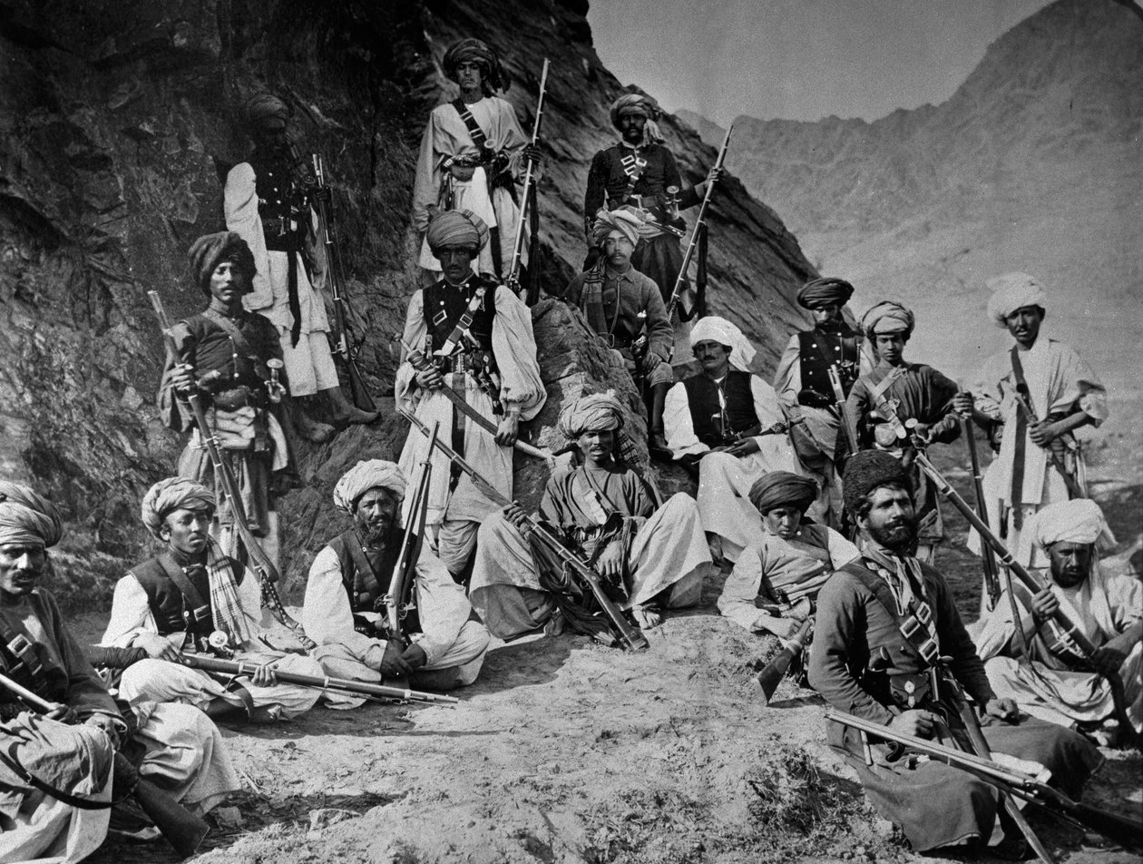 Wodzowie i chanowie Khyberu, 1878-79 autorstwa John Burke