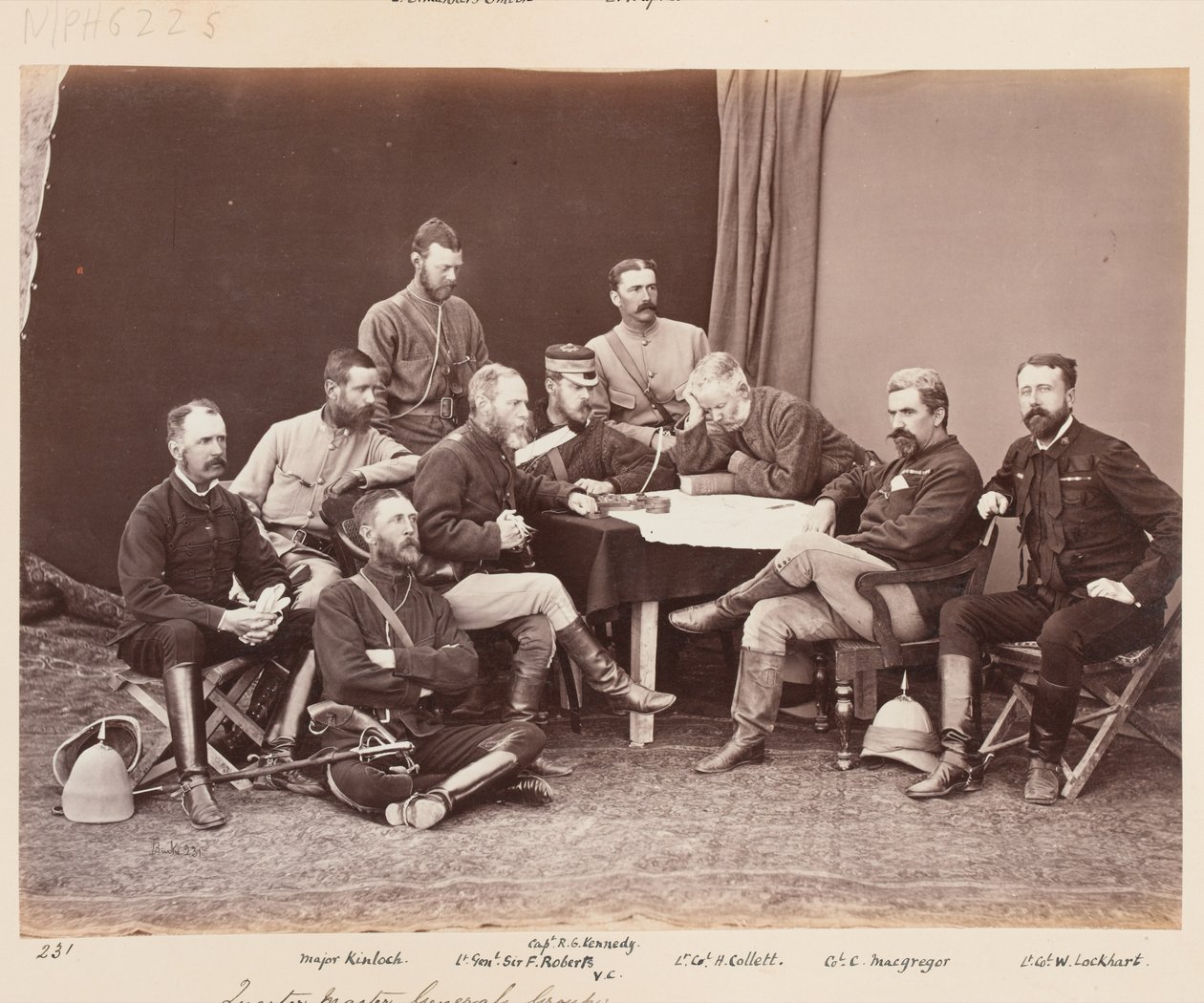 Grupa Kwatermistrza Generalnego, luty 1880 autorstwa John Burke
