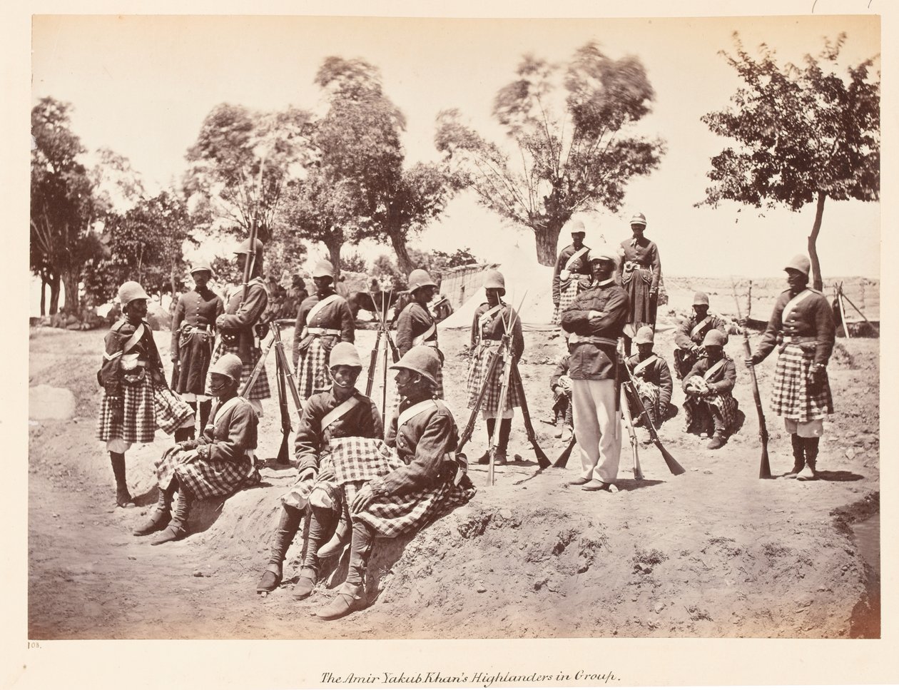 „Gwardia Górska” Amira, ok. 1879 r autorstwa John Burke
