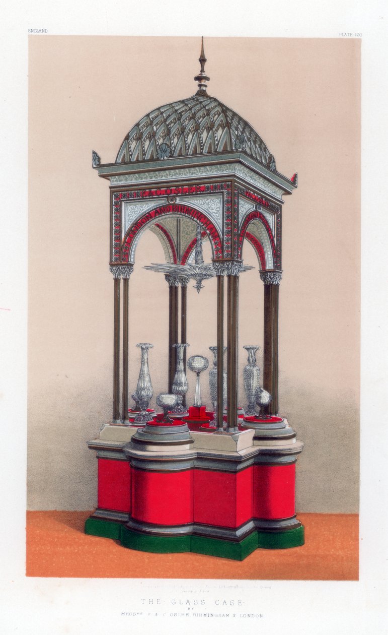 Szklana gablota, XIX wiek. autorstwa John Burley Waring