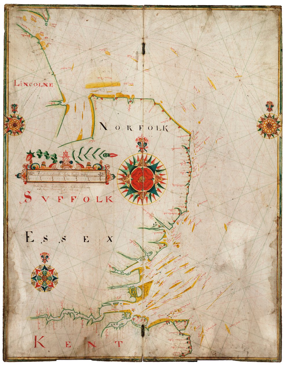 Anglia, wschodnie wybrzeże, Spurn Head do South Foreland autorstwa John Burston
