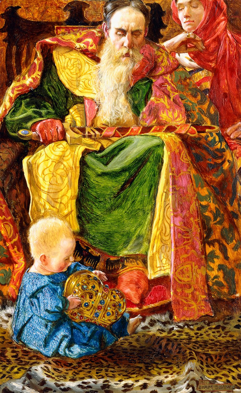 A kto wie, czy będzie mądrym czy głupcem, 1901 autorstwa John Byam Liston Shaw