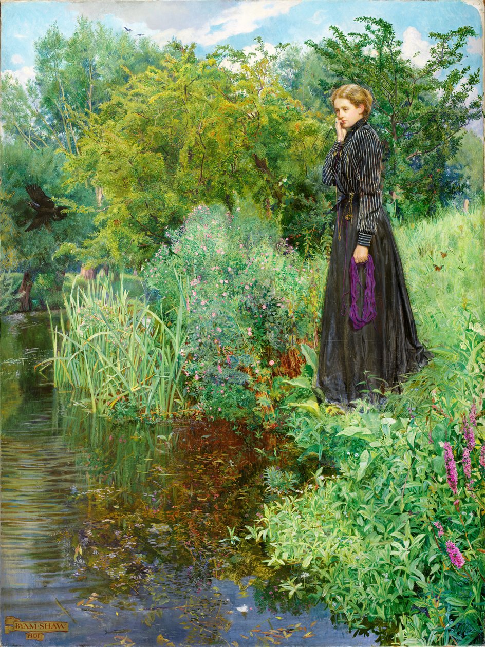 Wojna burska, 1900 - "Rzeczy ostatniego lata były bardziej zielone", 1901 autorstwa John Byam Liston Shaw