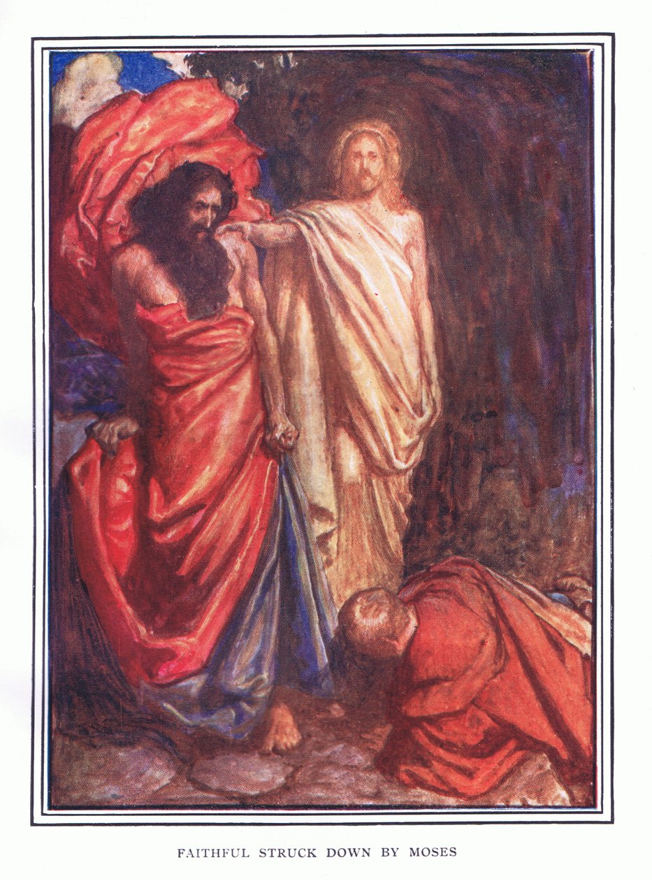 Wierni pobici przez Mojżesza autorstwa John Byam Liston Shaw