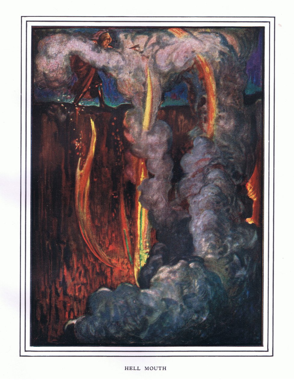 Piekielne usta autorstwa John Byam Liston Shaw