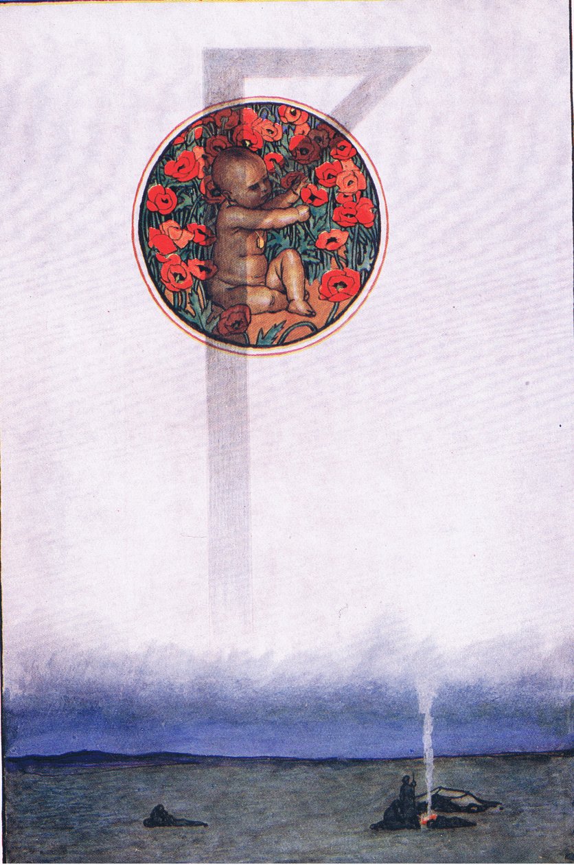 Jego rubiny, ilustracja z Ogrodu Kamy (i inne teksty z Indii), 1920 autorstwa John Byam Liston Shaw