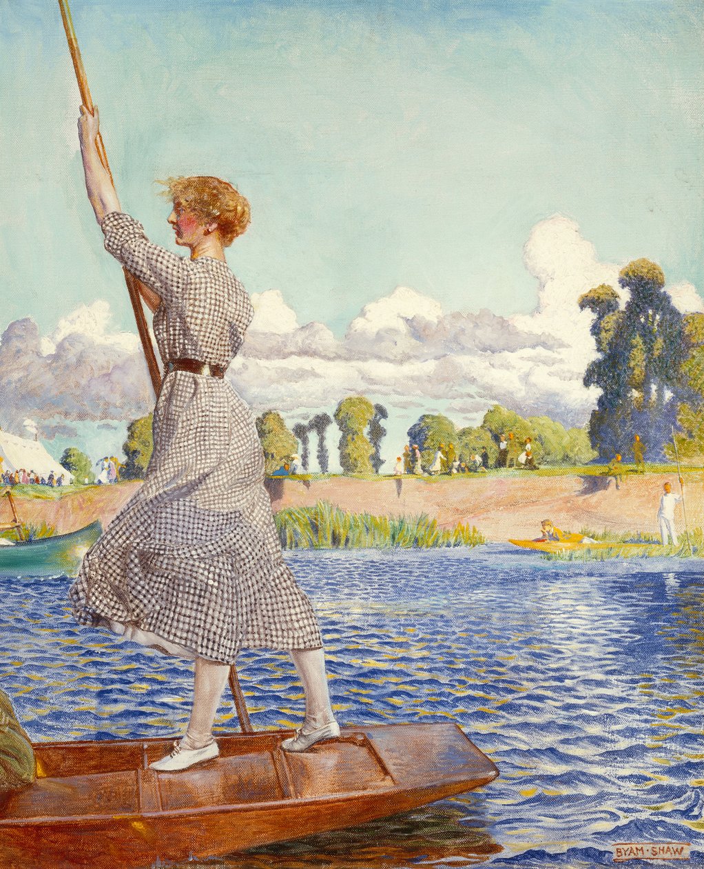 Regaty (olej na płótnie) autorstwa John Byam Liston Shaw