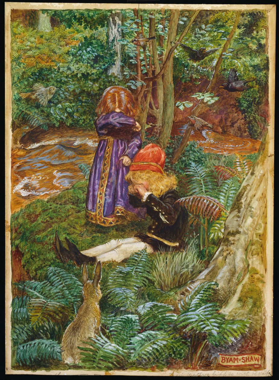 Usiedli i płakali autorstwa John Byam Liston Shaw