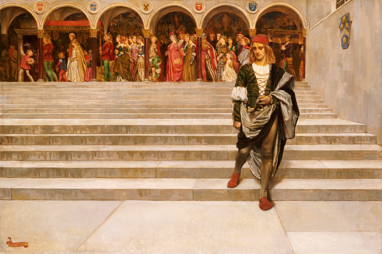 To jest serce, na którym oparła się królowa autorstwa John Byam Liston Shaw