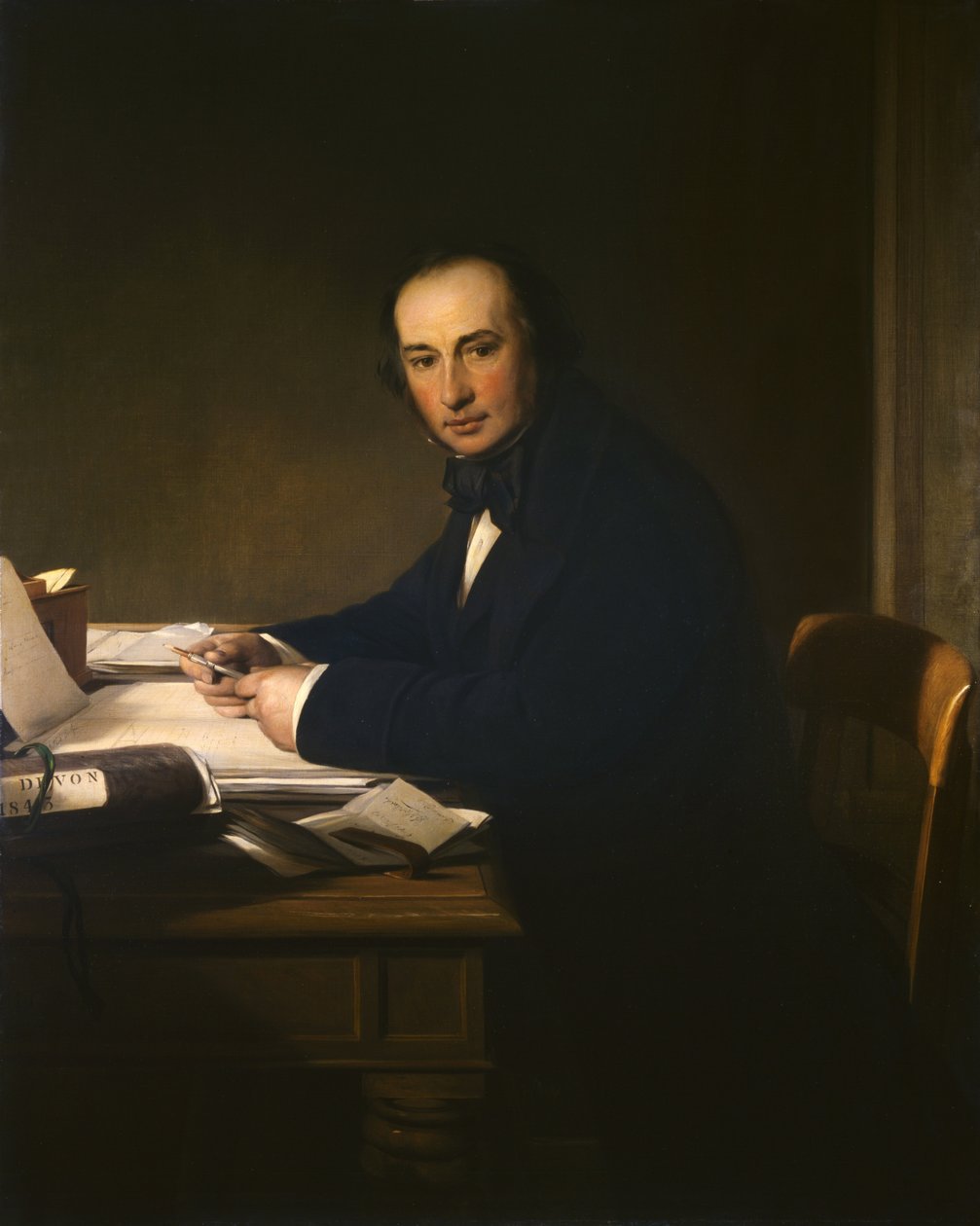 Isambard Kingdom Brunel (1806-59) (olej na płótnie) autorstwa John Callcott Horsley