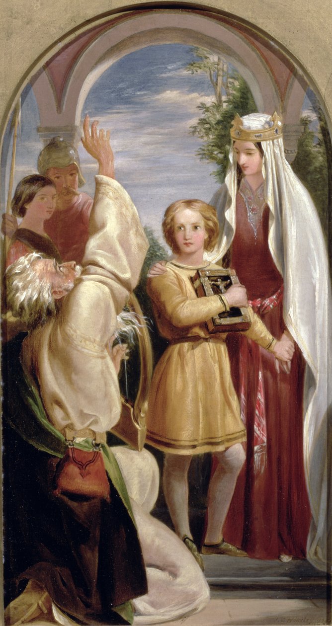 Dzieciństwo Artura, 1851 autorstwa John Callcott Horsley