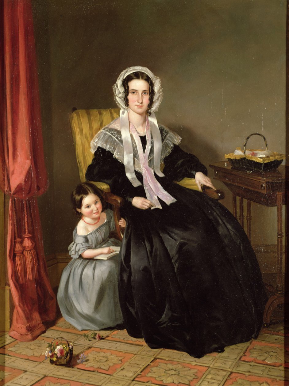 Lekcja czytania autorstwa John Callcott Horsley