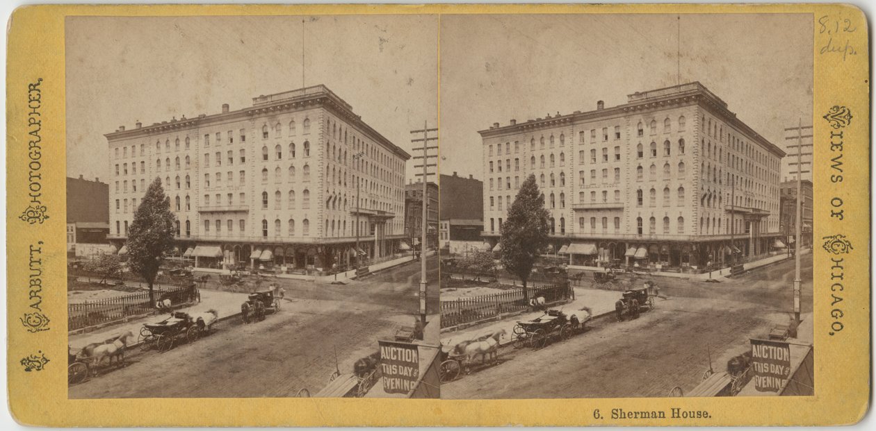 Dom Shermana, ok.1865 autorstwa John Carbutt