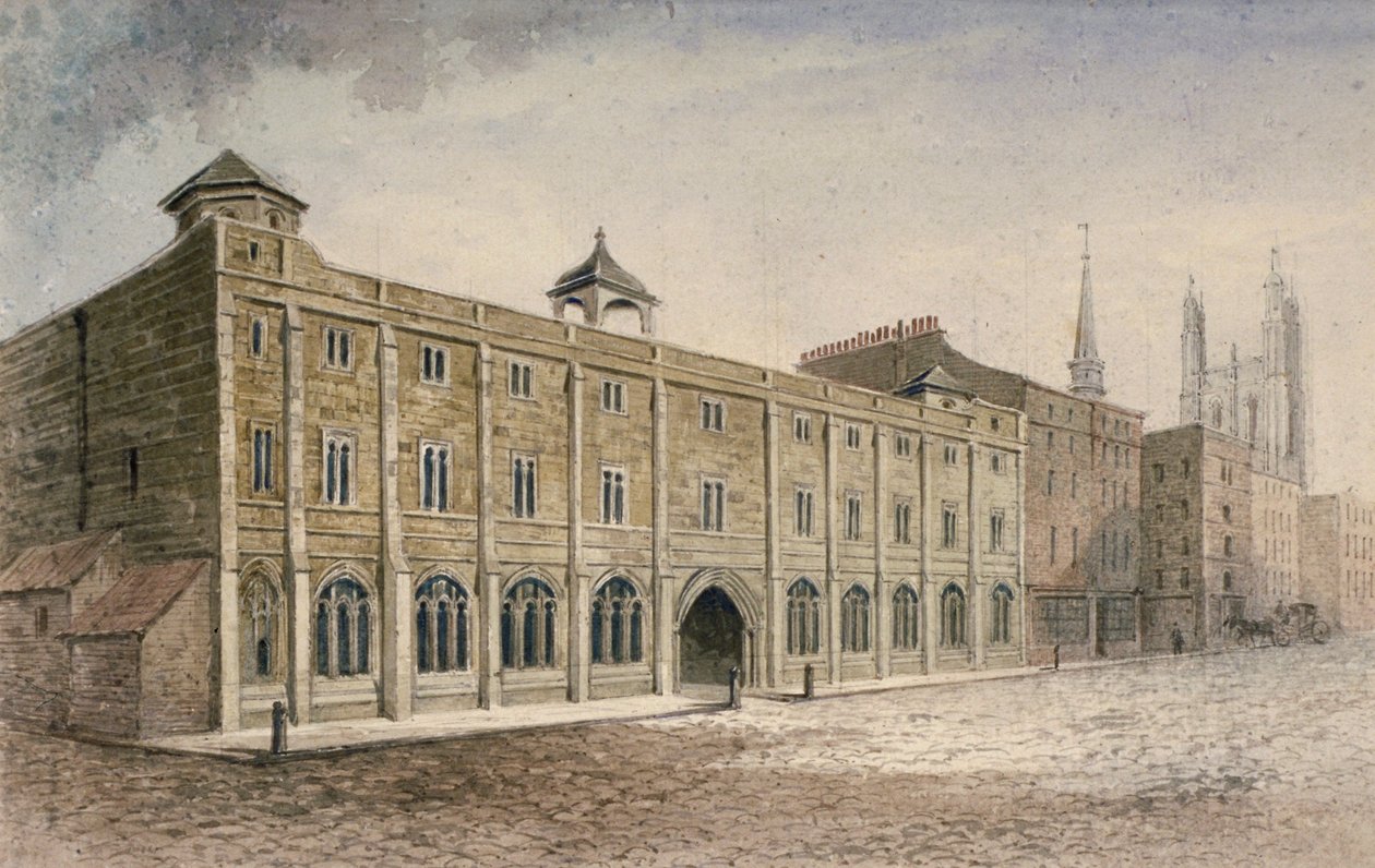 Leadenhall, City of London, 1785 autorstwa John Carter