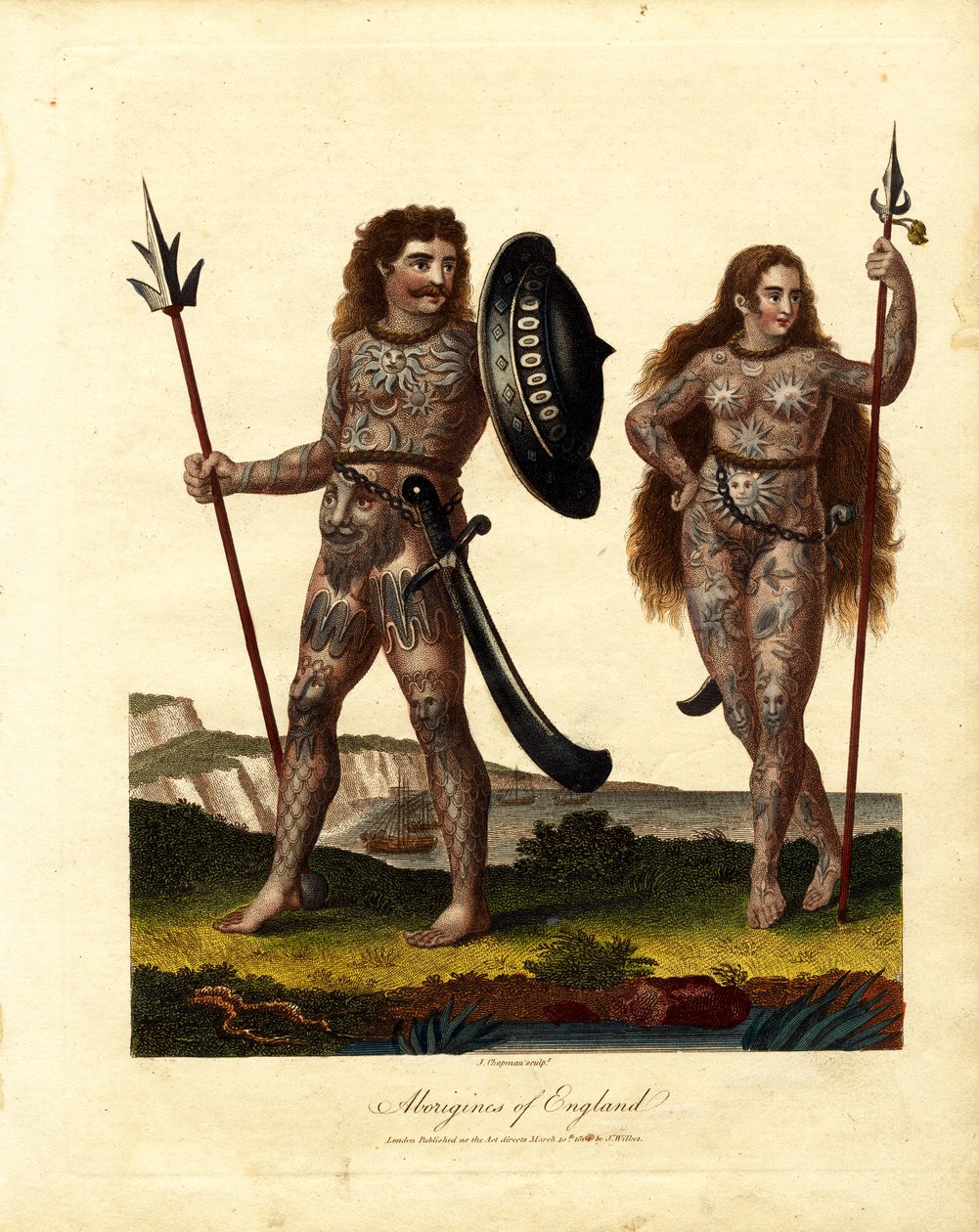 Aborygeni w Anglii autorstwa John Chapman