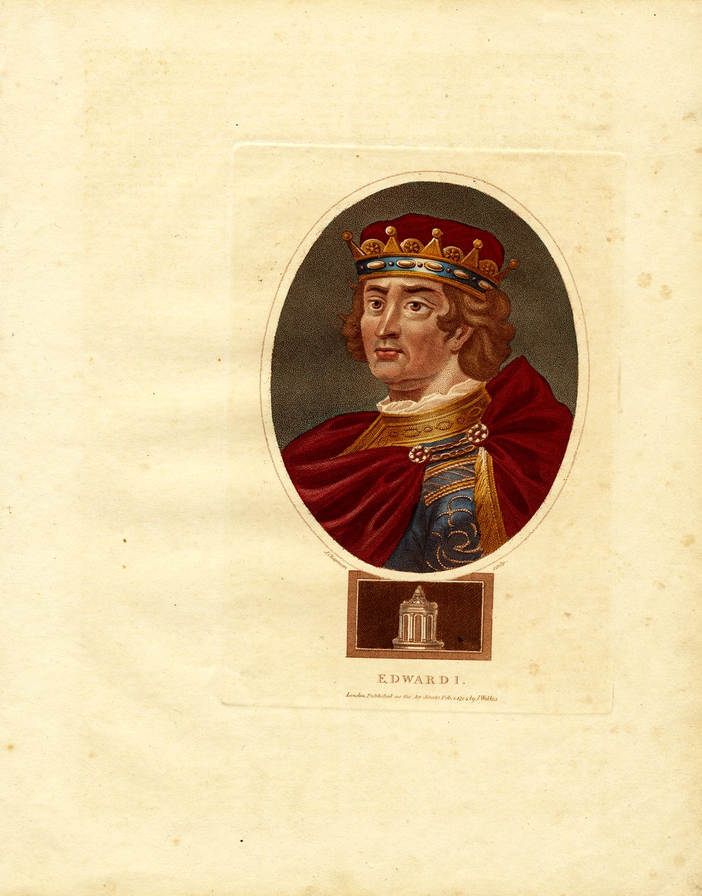 Edward I, król Anglii autorstwa John Chapman