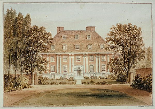 Balmes House, Middlesex autorstwa John Chessell Buckler