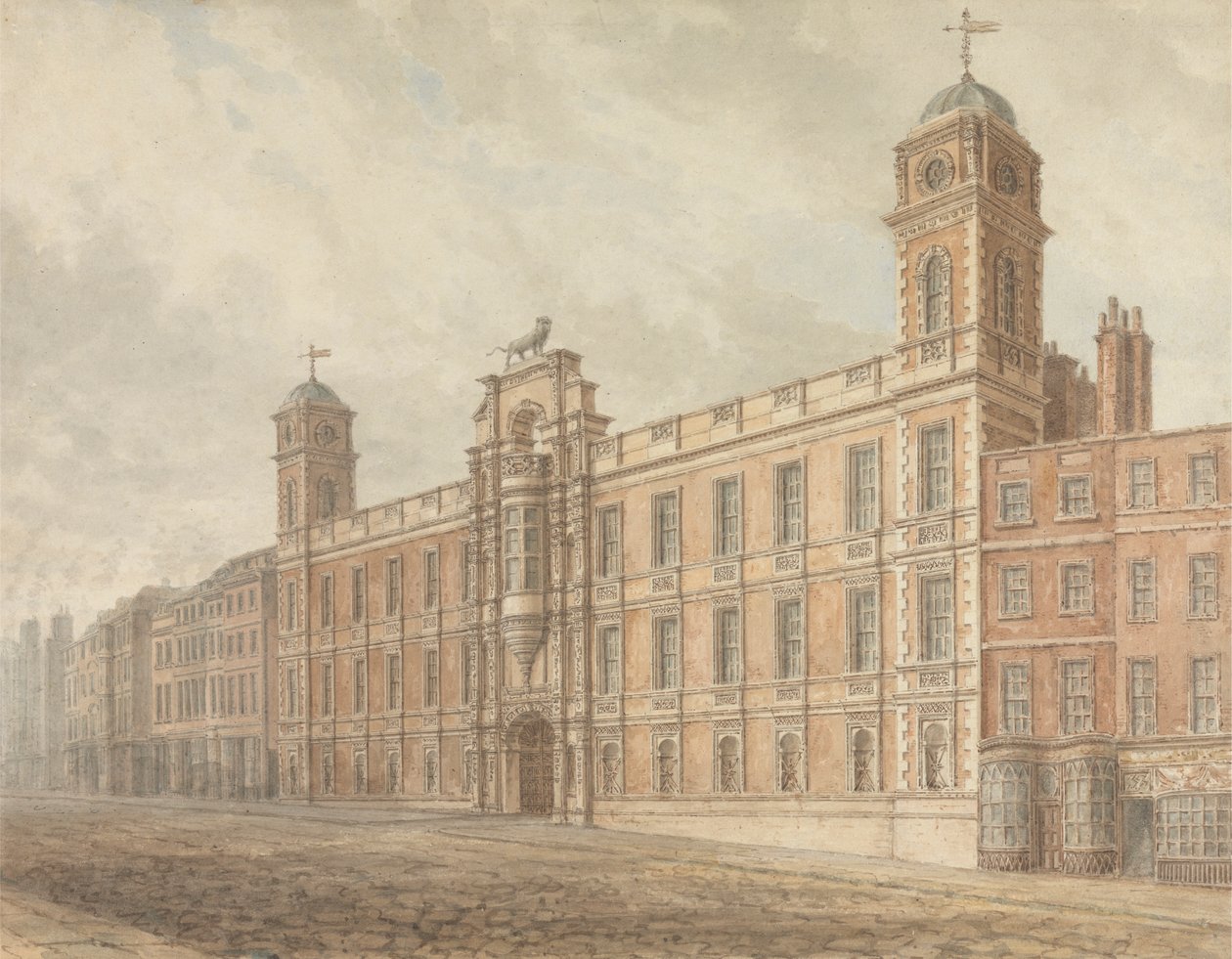 Northumberland House, Charing Cross, Londonpolish autorstwa John Chessell Buckler