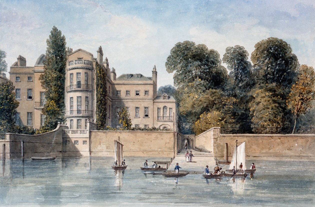 Schody Whitehall autorstwa John Chessell Buckler