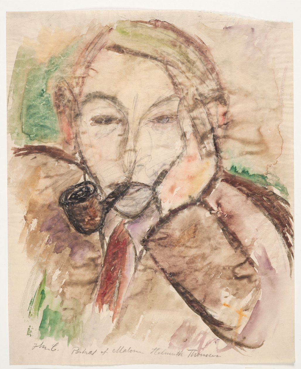 Portret malarza Helmutha Thomsena autorstwa John Christensen