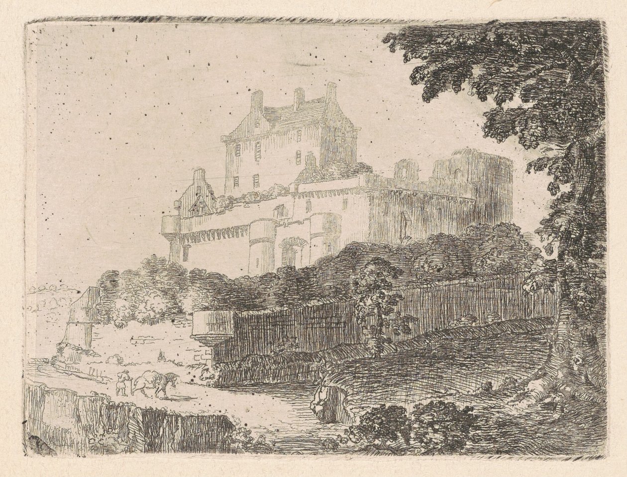 Zamek Dalhousie I autorstwa John Clerk, of Eldin