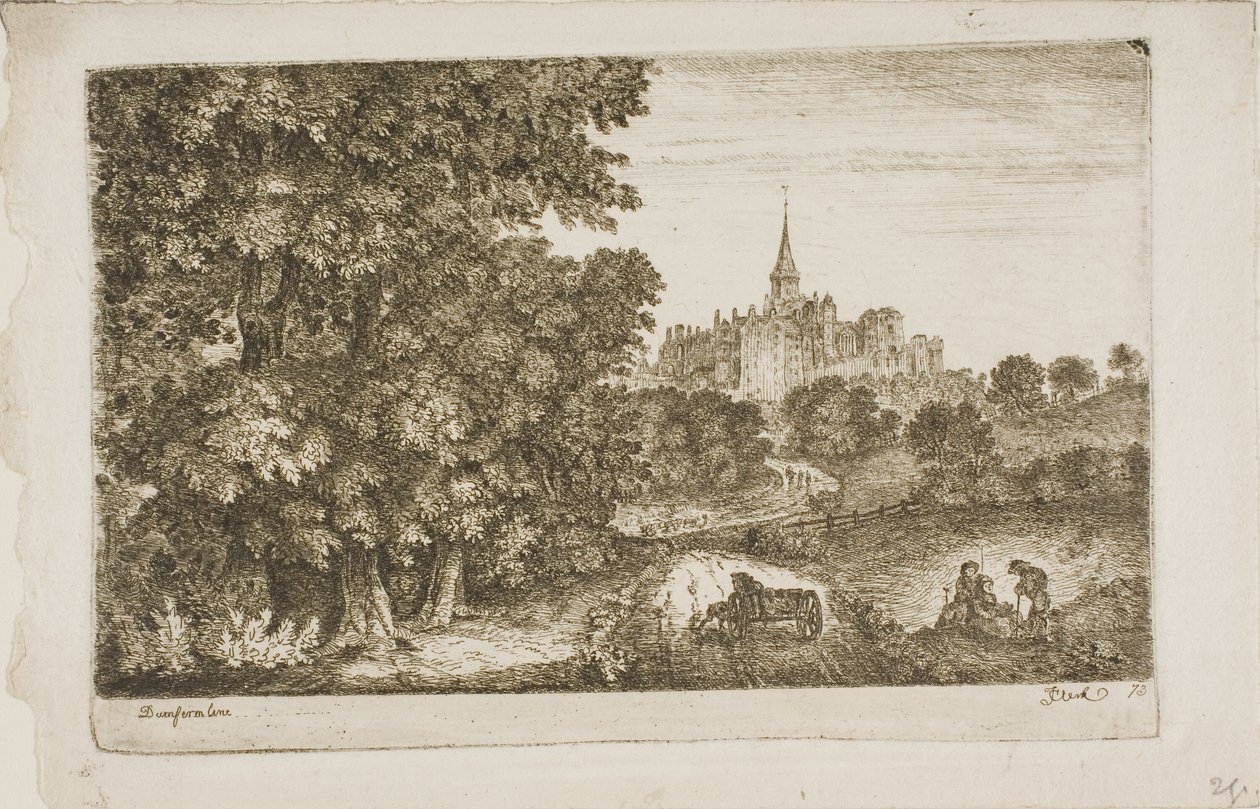 Dunfermline autorstwa John Clerk of Eldin