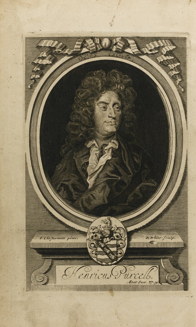 Portret kompozytora Henry Purcella 1659-1695, 1702 autorstwa John Closterman