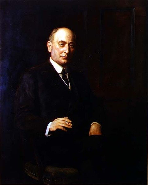 Portret Sir Landona Ronalda autorstwa John Collier