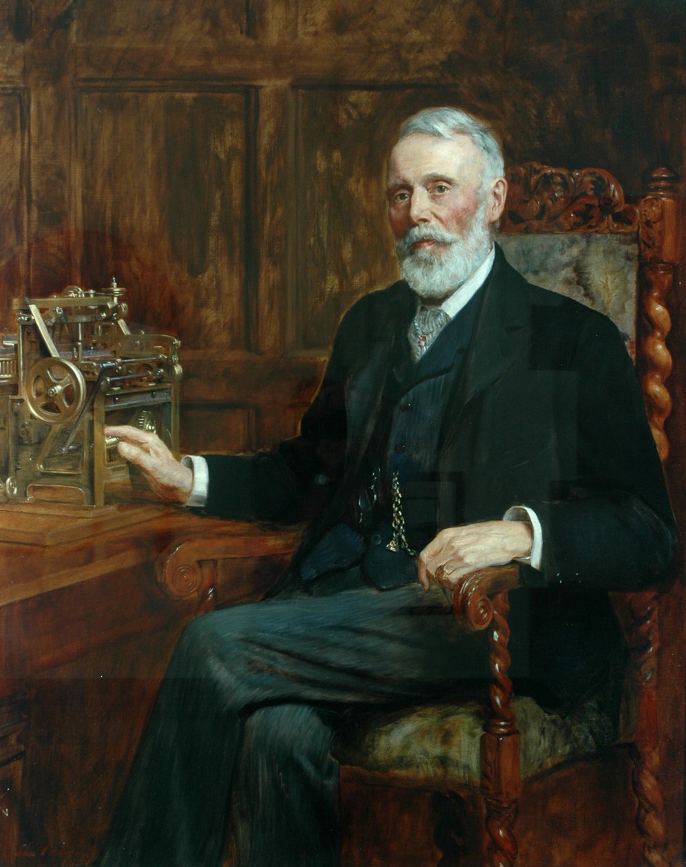 Szanowny Samuel Cunliffe Lister (Baron Masham of Swinton), 1901 autorstwa John Collier