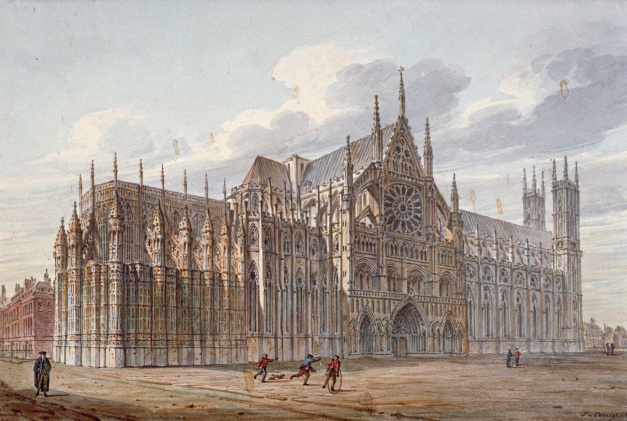 Opactwo Westminsterskie, Londyn, 1816. autorstwa John Coney