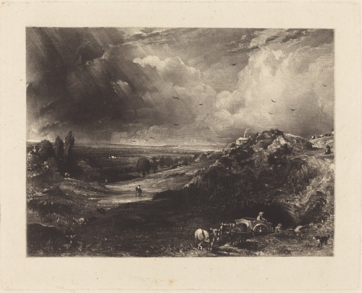 A Heath autorstwa John Constable