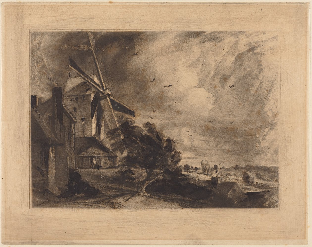 Młyn autorstwa John Constable