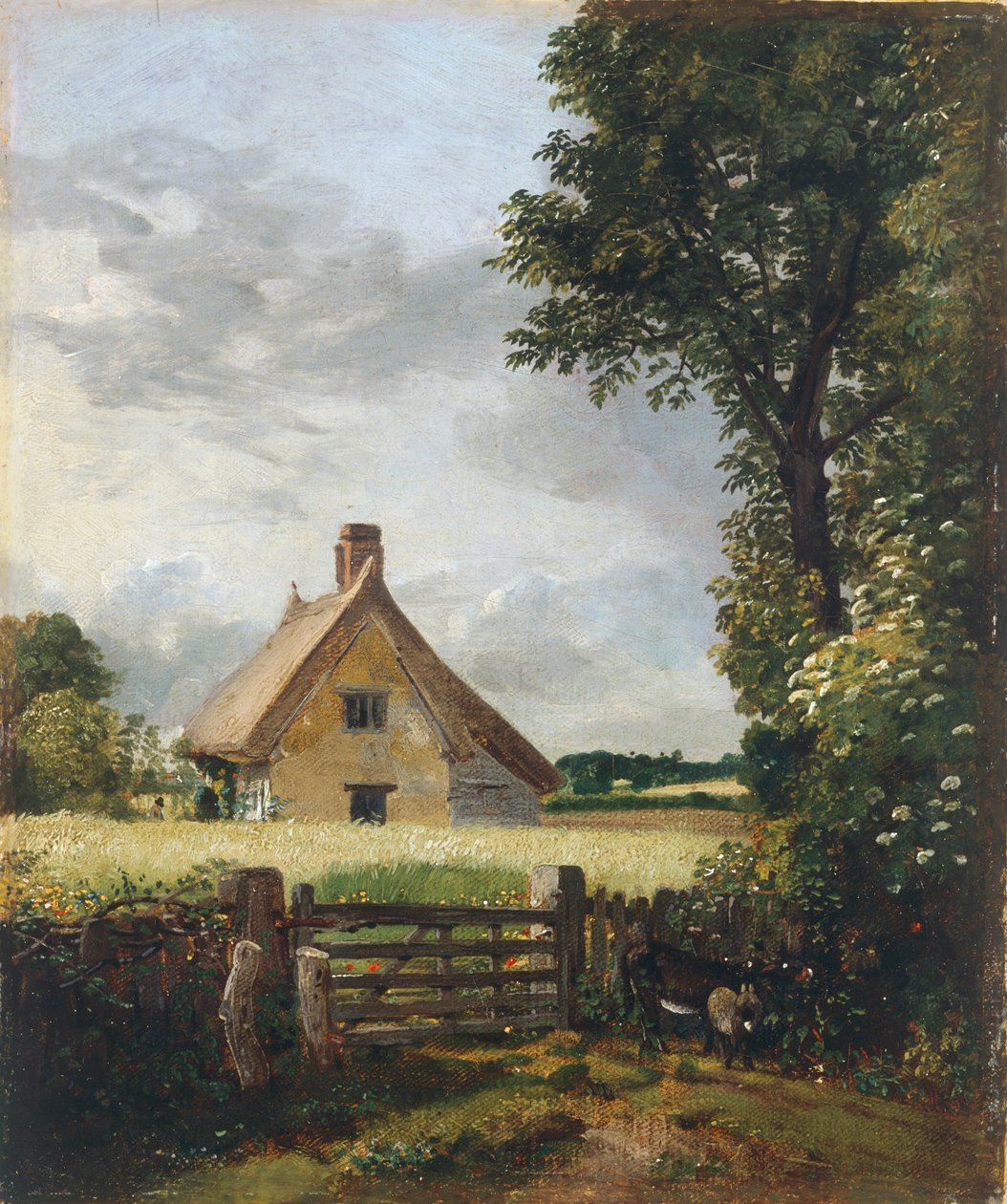 „Chata w polu kukurydzy”, 1815-1818 autorstwa John Constable
