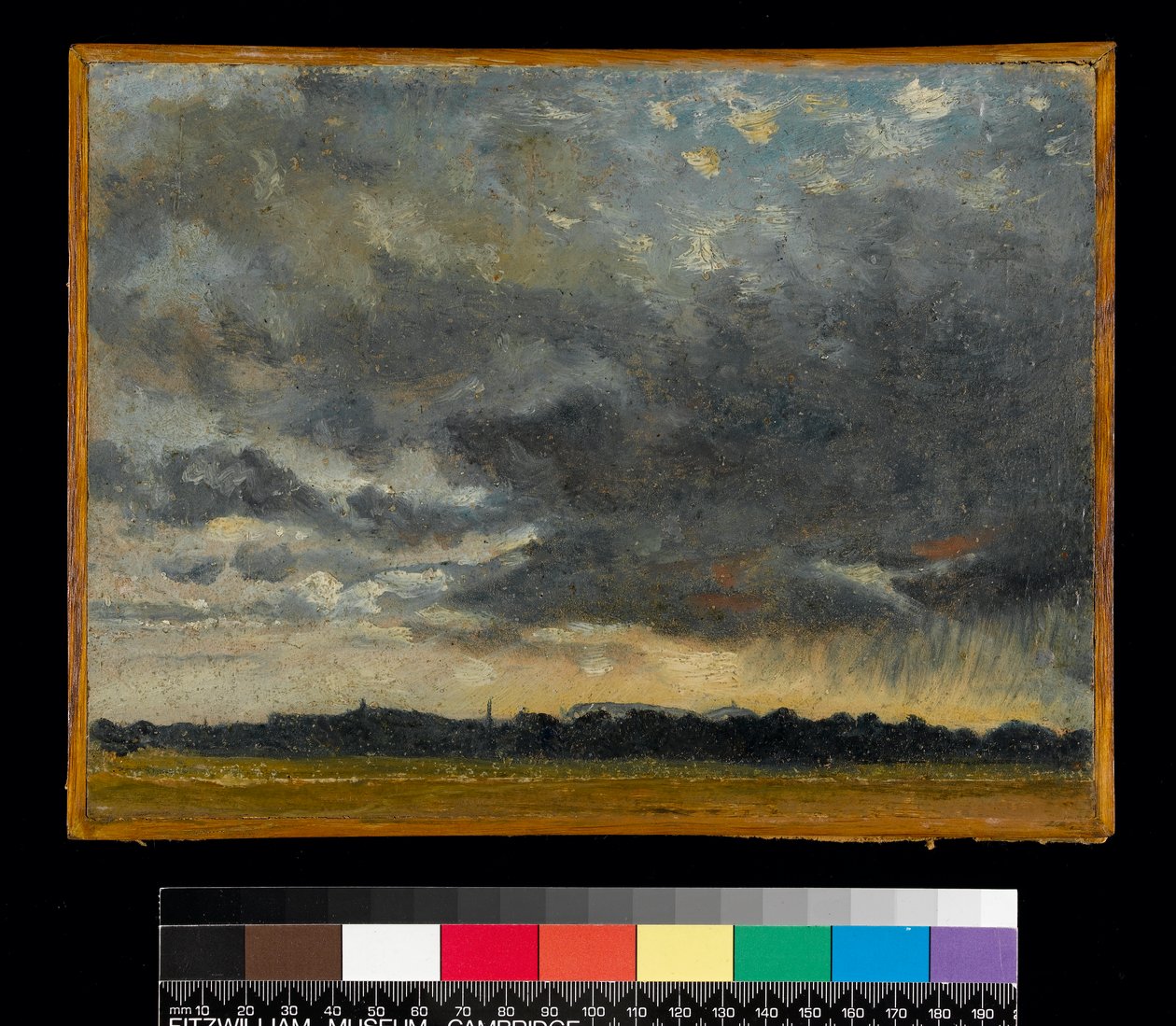 W Hampstead, patrząc w kierunku Harrow, przed 1837 autorstwa John Constable