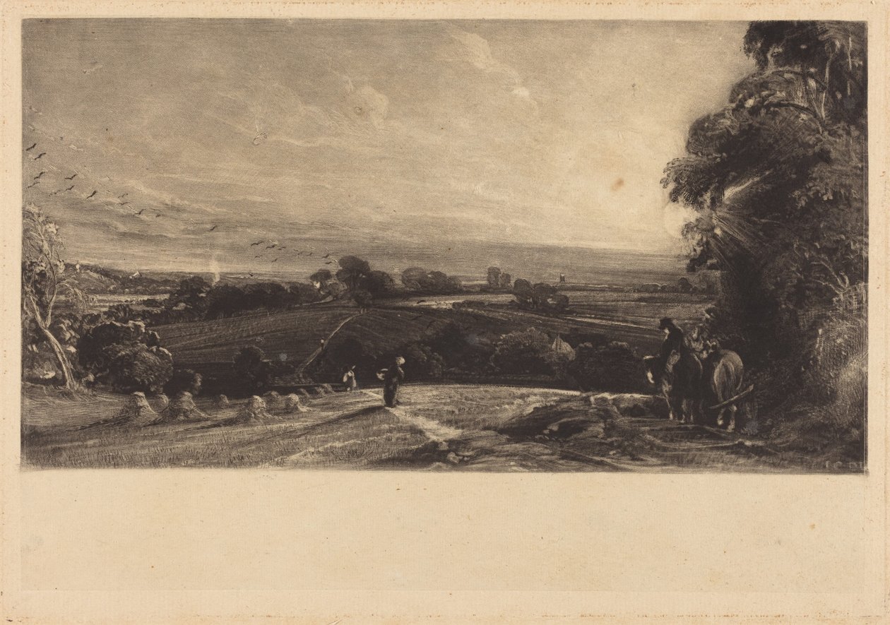 Jesienny zachód słońca autorstwa John Constable