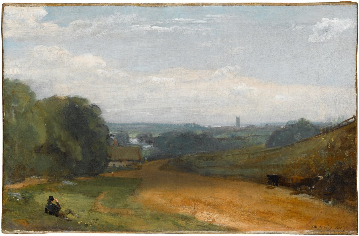 Widok na Dedham z Gun Hill autorstwa John Constable
