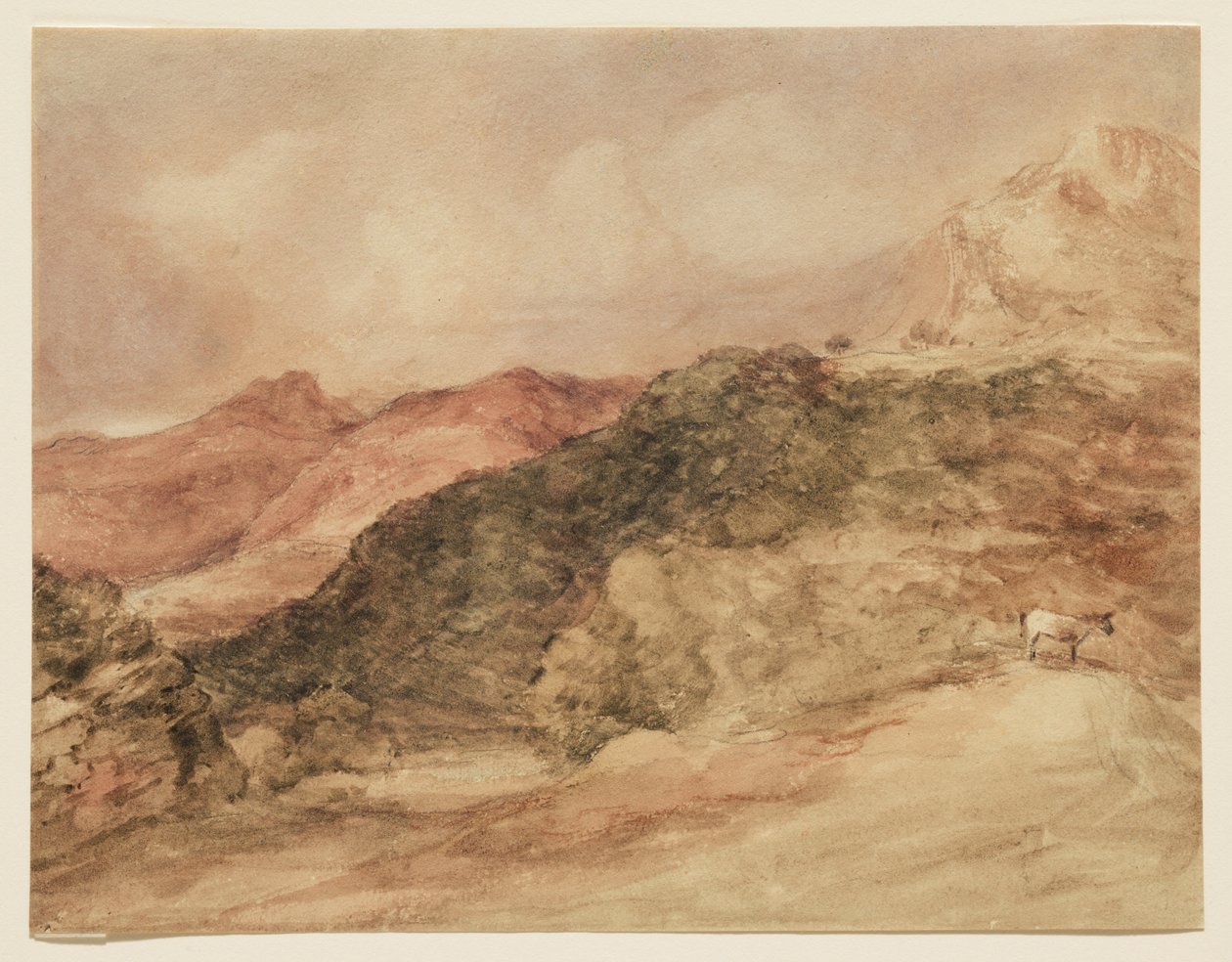 Bow Fell i Langdale Pikes autorstwa John Constable