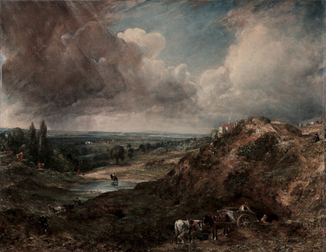 Branch Hill Pond, Hampstead autorstwa John Constable