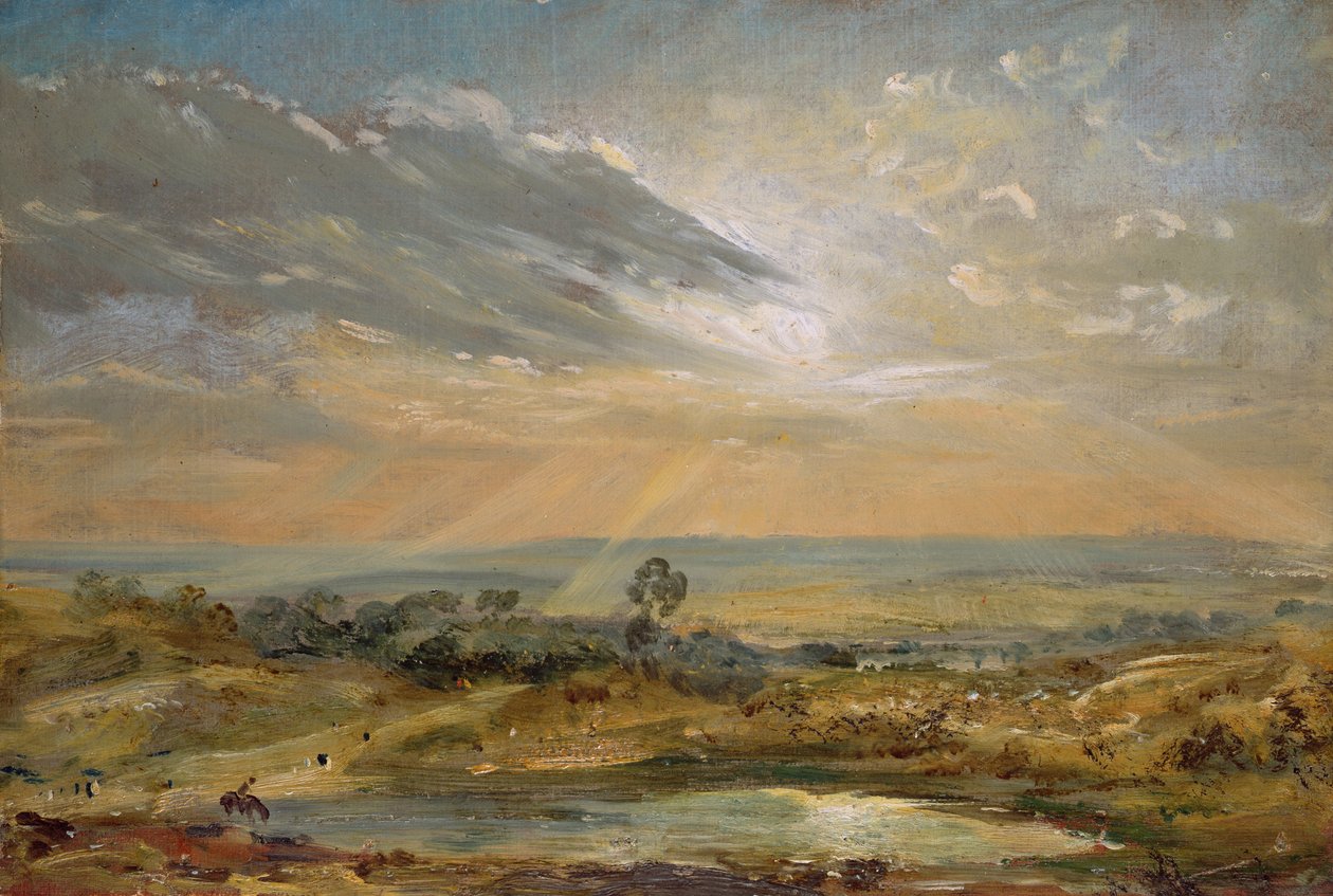 Staw Branch Hill, Hampstead autorstwa John Constable
