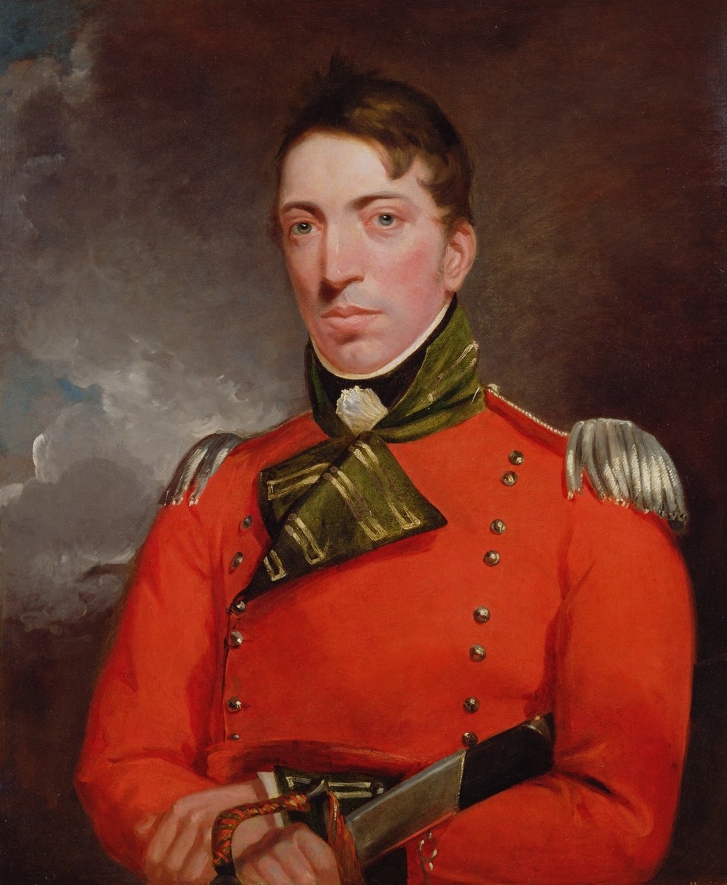 Kapitan Richard Gubbins, c.1804-05 (olej na płótnie) autorstwa John Constable