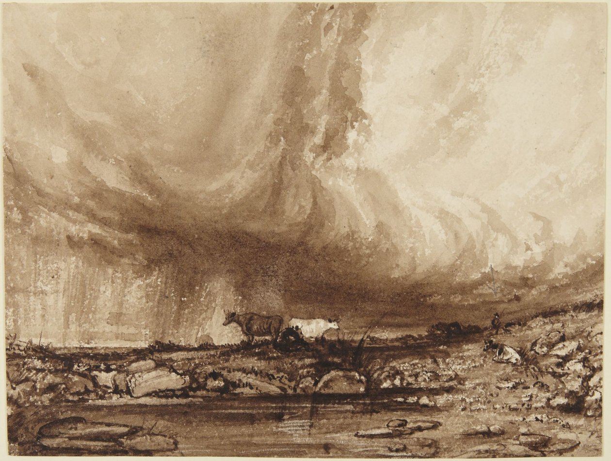 Bydło podczas burzy autorstwa John Constable