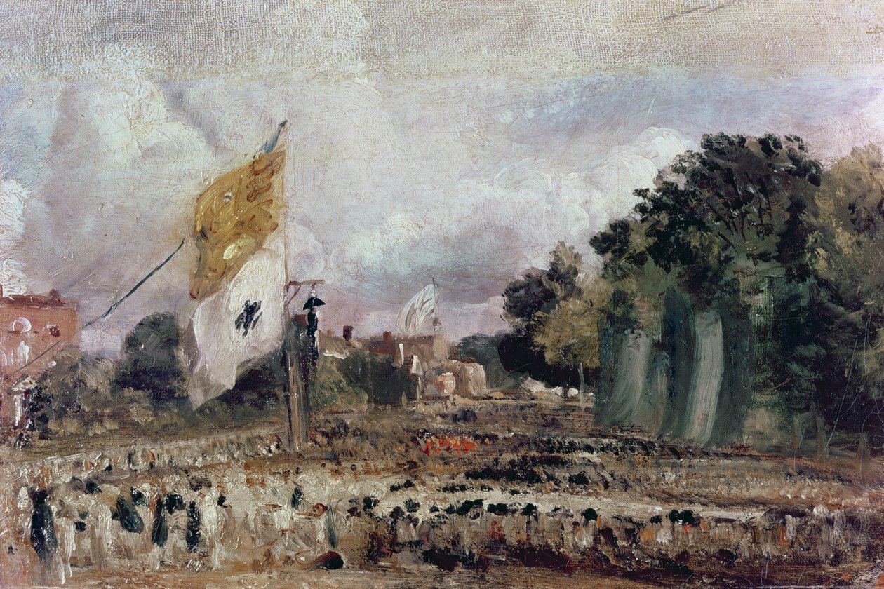 Obchody pokoju generalnego 1814 w East Bergholt, 1814 autorstwa John Constable