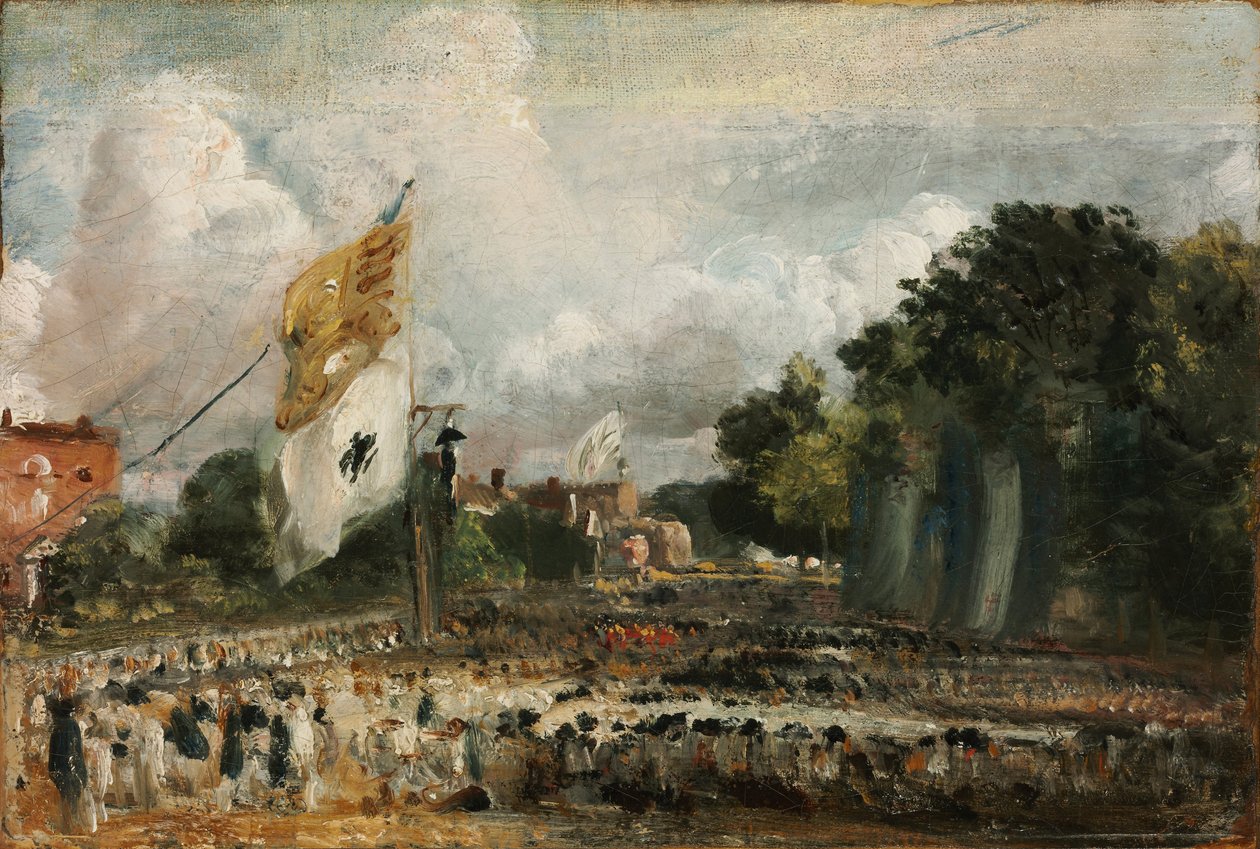Obchody pokoju generalnego 1814 w East Bergholt, 1814 autorstwa John Constable