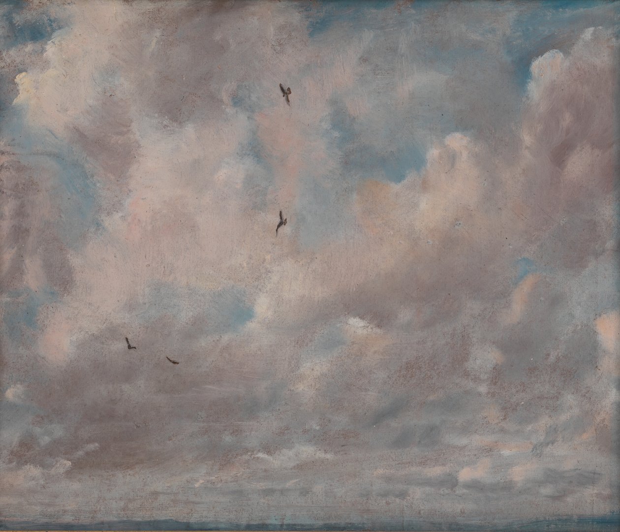 Studium chmur, 1821. autorstwa John Constable