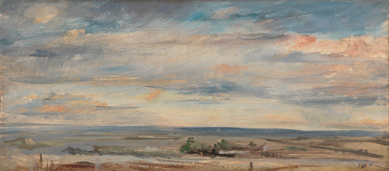 Badanie chmur, wczesny poranek, patrząc na wschód od Hampstead autorstwa John Constable