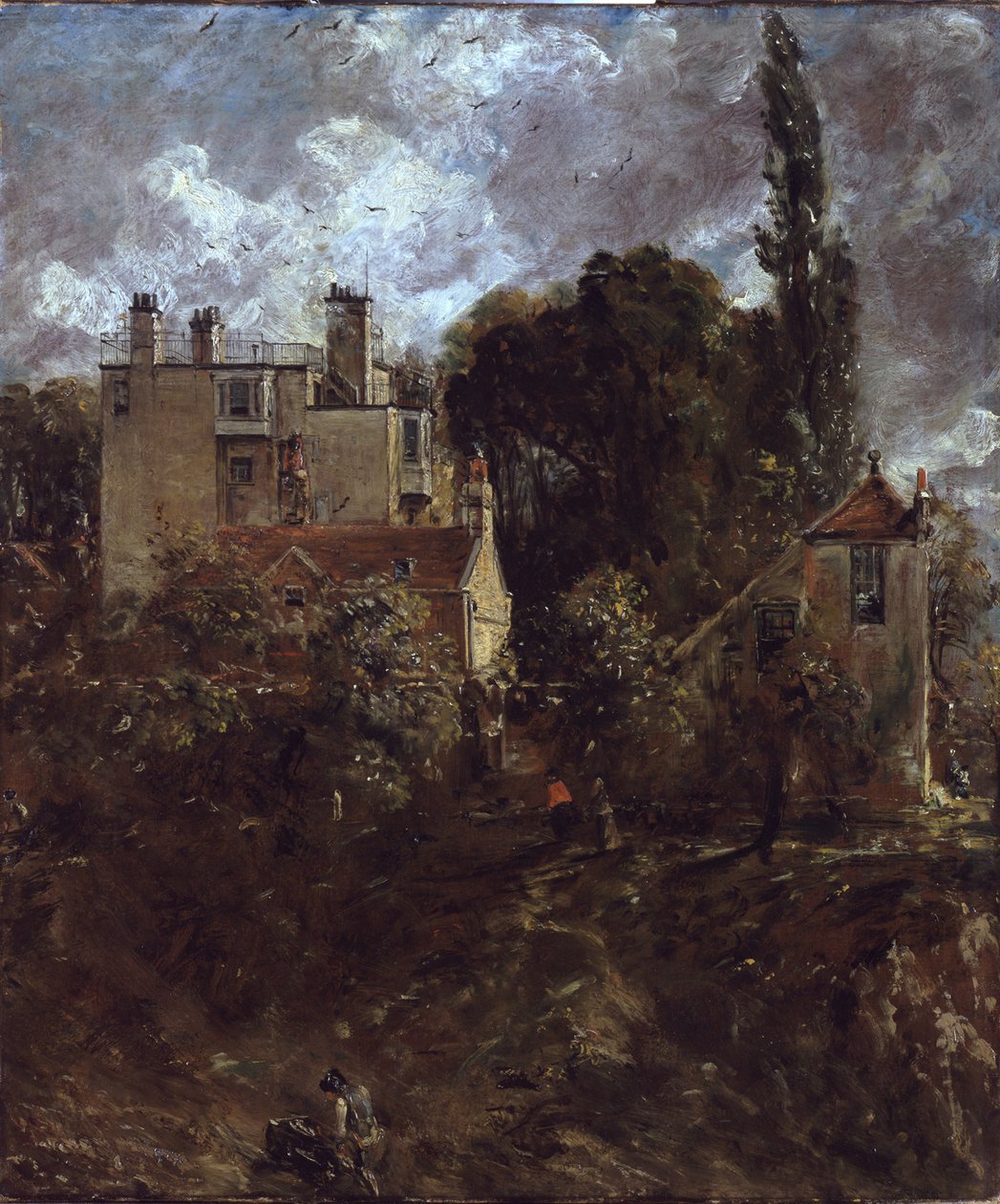 Dom admirała w Hampstead, zwany „The Grove” autorstwa John Constable