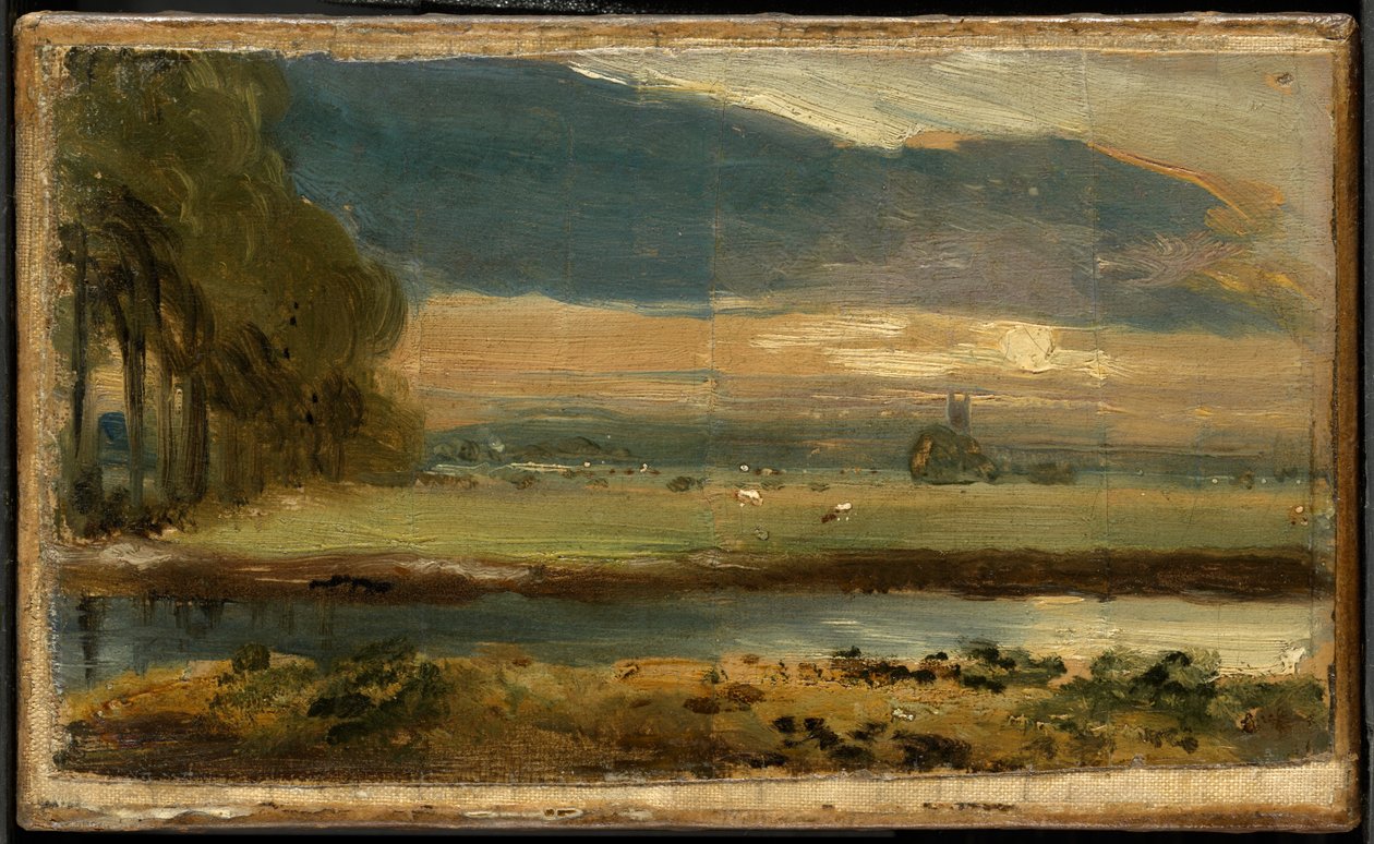 Kościół w Dedham widziany z Flatford autorstwa John Constable