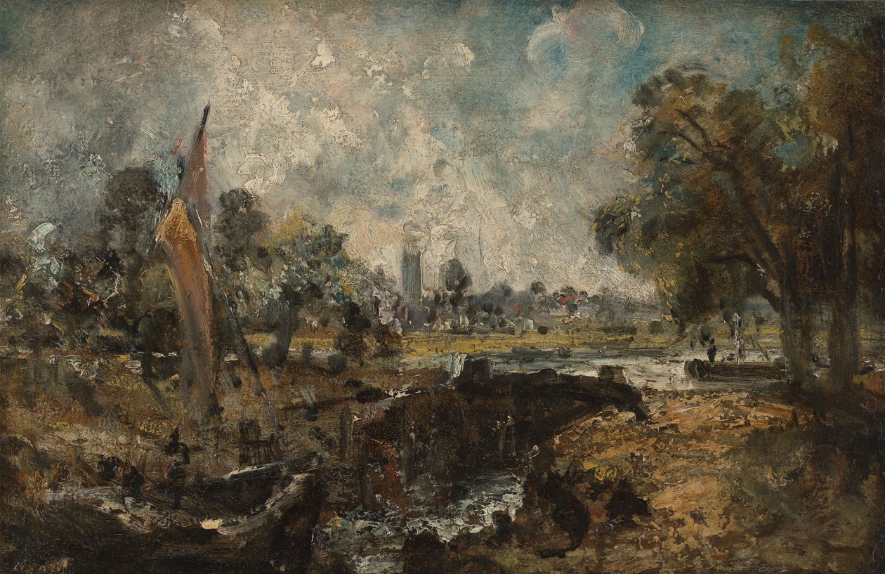 Zamek Dedham autorstwa John Constable