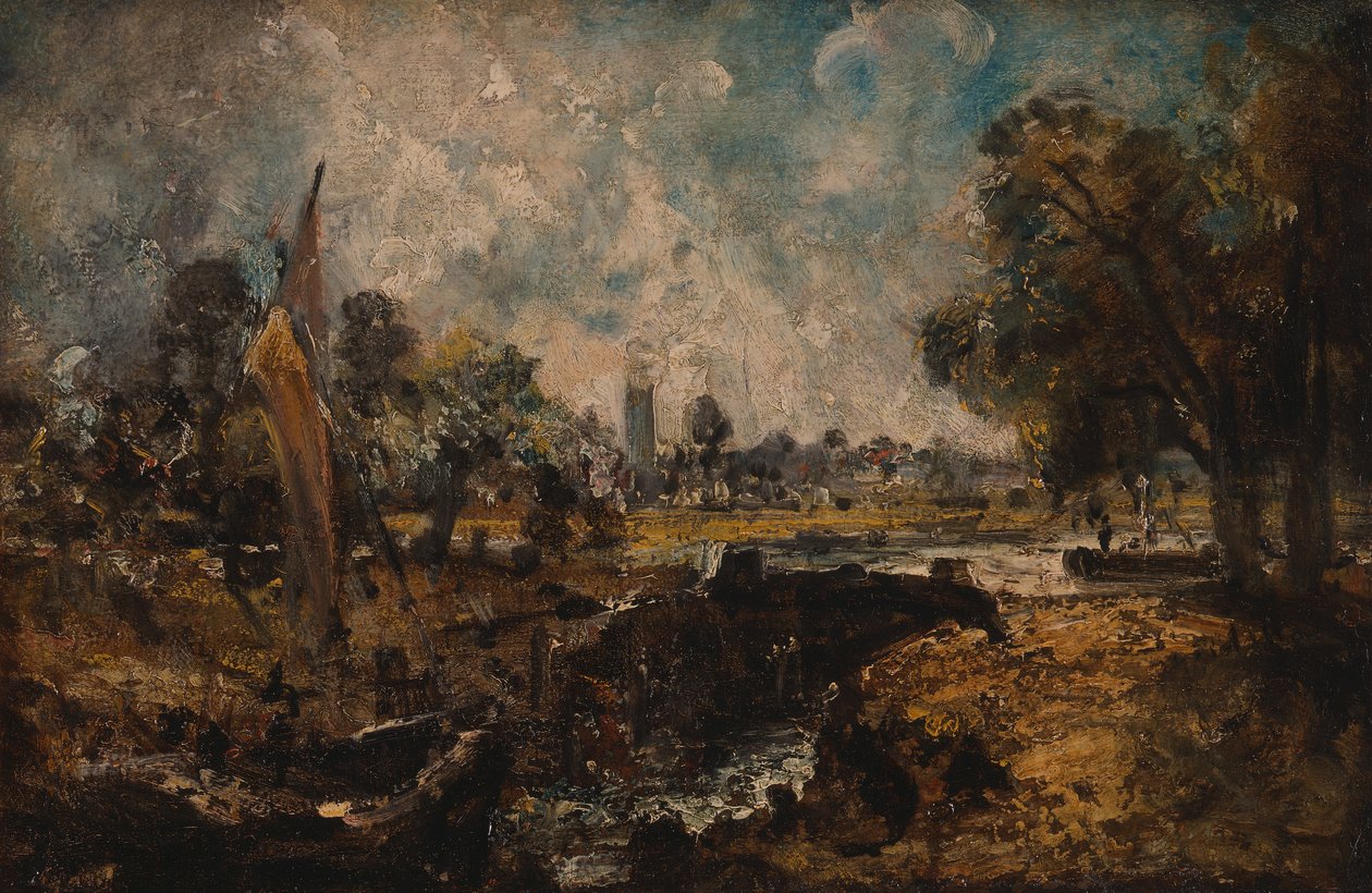 Śluza Dedham, 1819-1820. autorstwa John Constable